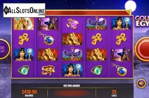 Free Spins. Golden Egypt from IGT
