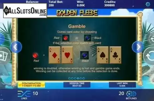 Gamble. Golden Fleece from DLV