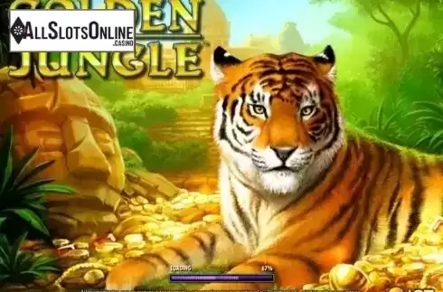 Intro screen. Golden Jungle from IGT