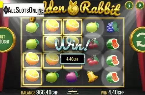 Win Screen 3. Golden Rabbit from PAF