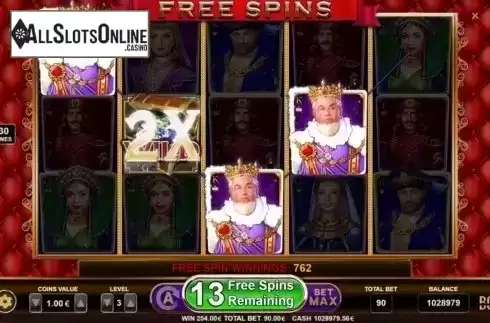 Free spin. Golden Royals from Booming Games