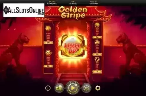 Win Screen 3. Golden Stripe from OneTouch