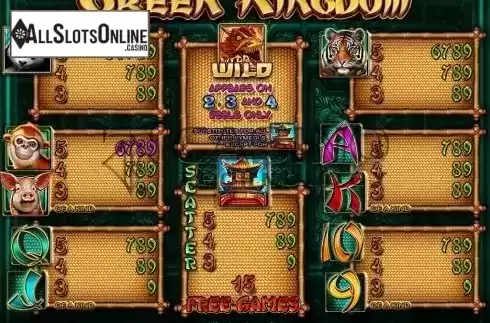 Screen4. Green Kingdom from Casino Technology