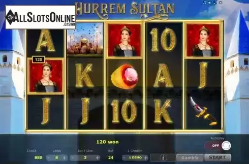 Win screen 2. Hurrem Sultan from Five Men Games