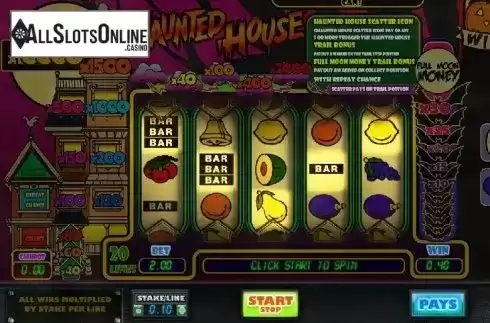 Win. Haunted House (BTG) from Big Time Gaming