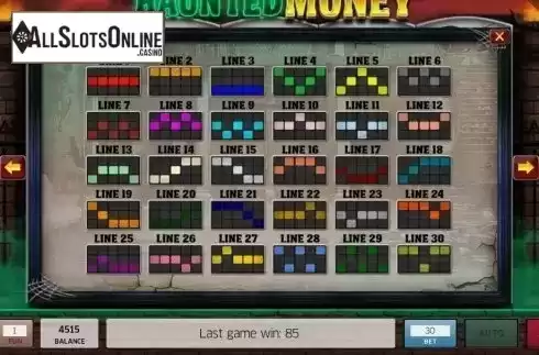 Lines. Haunted Money from InBet Games