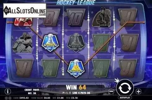 Win Screen 2. Hockey League from Pragmatic Play