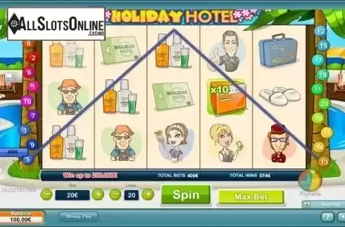 Screen 2. Holiday Hotel from NeoGames