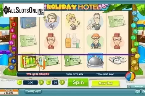 Screen 1. Holiday Hotel from NeoGames