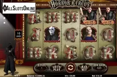 Screen 1. Horror Circus from Join Games