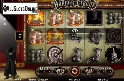 Screen 2. Horror Circus from Join Games