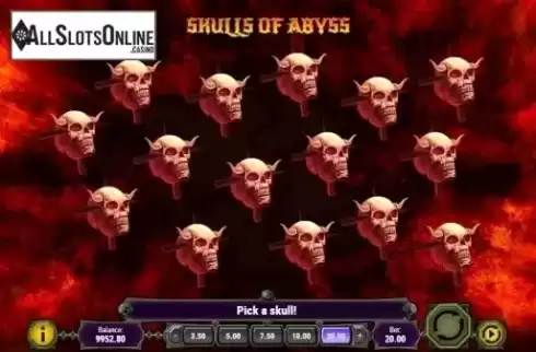 Bonus Game screen. House of Doom from Play'n Go