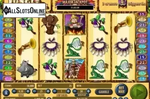 Game Workflow screen. Jungle Rumble (Habanero) from Habanero