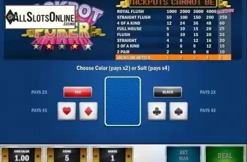 Game Screen 2. Jackpot Poker (Play'n Go) from Play'n Go