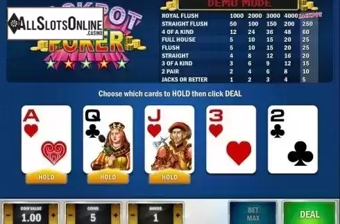 Game Screen 1. Jackpot Poker (Play'n Go) from Play'n Go