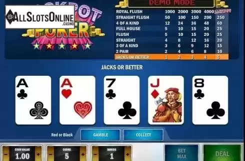 Win Screen. Jackpot Poker (Play'n Go) from Play'n Go
