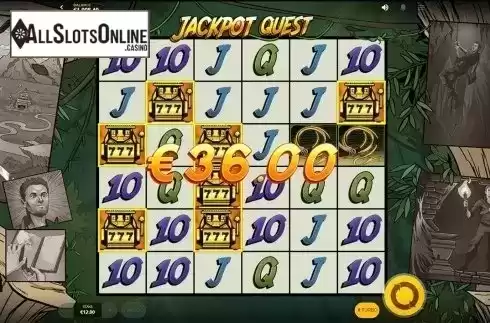 Win screen 3. Jackpot Quest from Red Tiger