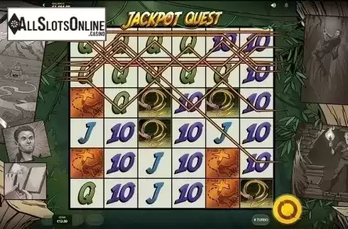 Win screen 2. Jackpot Quest from Red Tiger