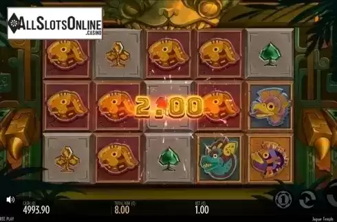 Free spins screen 3. Jaguar Temple from Thunderkick