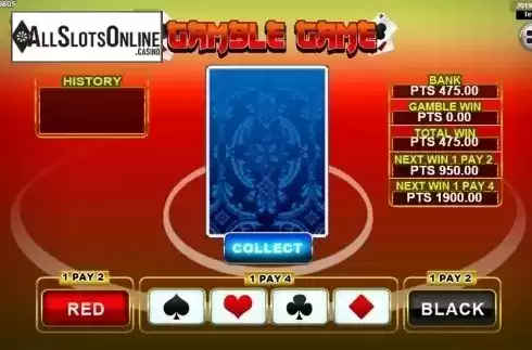 Gamble screen. Japan Fortune from Spadegaming