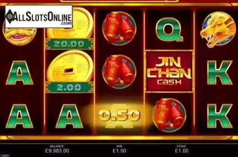Win Screen 2. Jin Chan Cash from Inspired Gaming