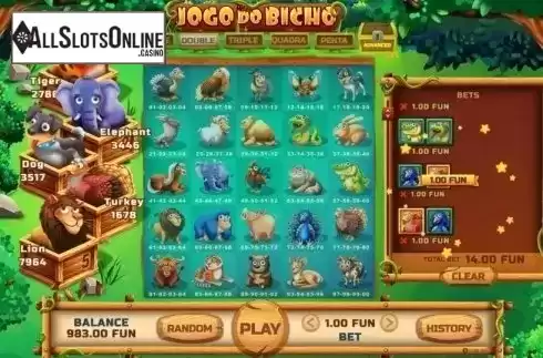Game Screen 2. Jogo do Bicho (BGAMING) from BGAMING