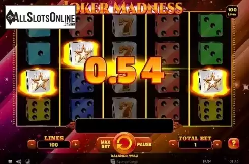 Win Screen 3. Joker Madness from Spinomenal
