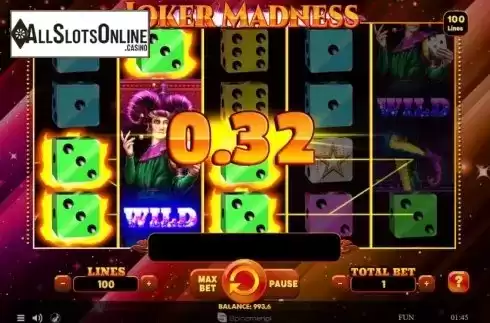 Win Screen 2. Joker Madness from Spinomenal