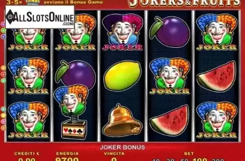 Screen2. Jokers & Fruits from FUGA Gaming