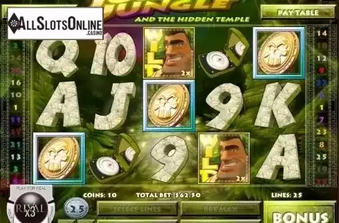 Bonus Symbol screen. Johnny Jungle from Rival Gaming