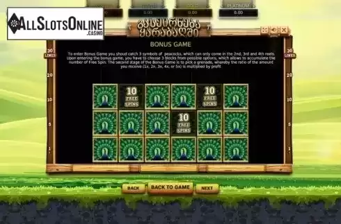 Bonus Game. Karabakh Slot from Betsense