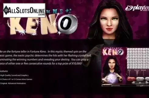 Screen1. Keno (Playtech) from Playtech