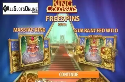 Game features. King Colossus from Quickspin