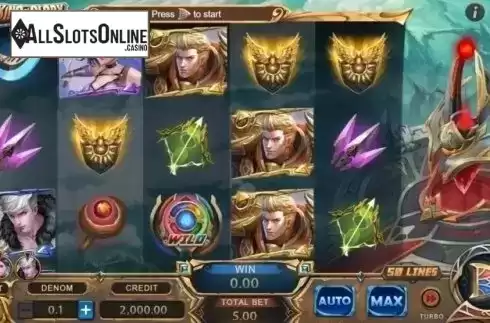 Reel Screen. King of Glory from XIN Gaming