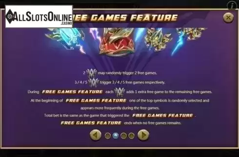 Free Spins 2. King of Glory from XIN Gaming