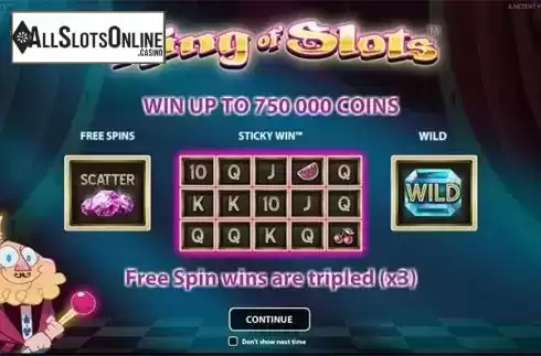 Screen8. King of Slots from NetEnt