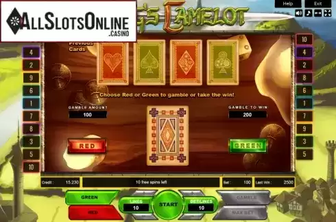 Gamble. Kings Camelot from Platin Gaming