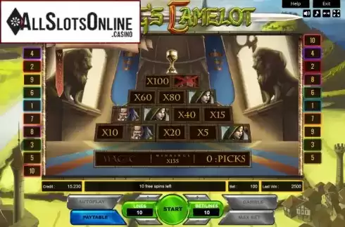 Bonus. Kings Camelot from Platin Gaming
