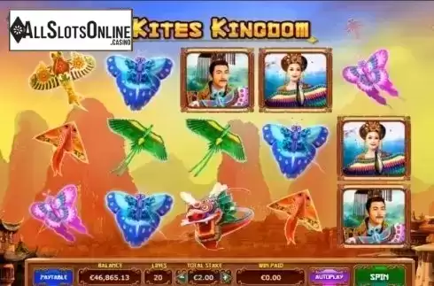 Screen 1. Kites Kingdom from Sigma Gaming