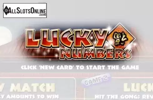 Lucky Numbers. Lucky Numbers from Microgaming
