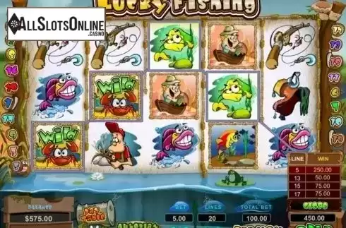 Win Screen . Lucky Fishing from Pragmatic Play