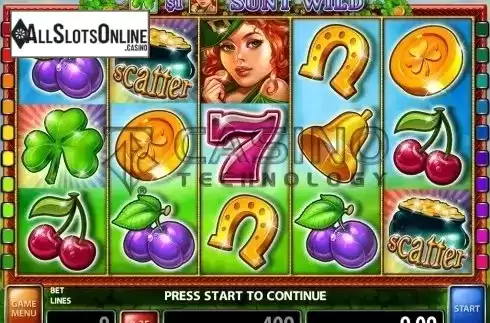 Win Screen 2. Lucky Redhead from Casino Technology