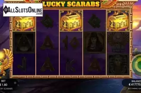 Free Spins 1. Lucky Scarabs from Booming Games