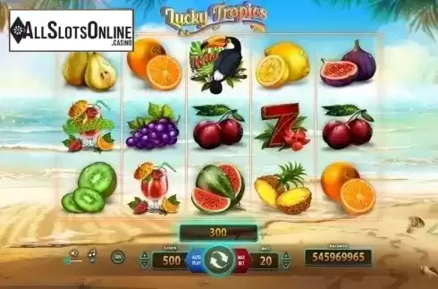 Reel Screen. Lucky Tropics from BF games