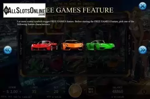 Features. Luxury Garage from KA Gaming
