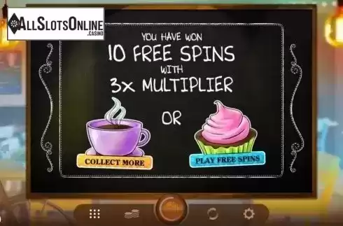 Free Spins 1. Le Kaffee Bar from All41 Studios