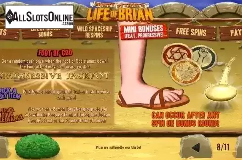 Screen9. Life of Brian from Playtech