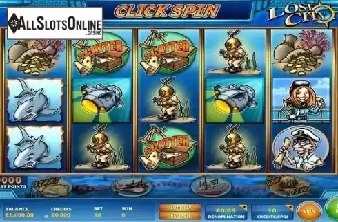 Reel Screen. Lost City (IGT) from IGT