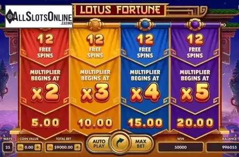 Free Spins. Lotus Fortune from NetGame