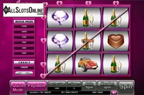 Game workflow 2. Lover Machine from Aiwin Games